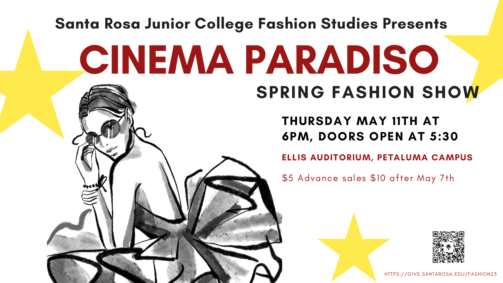 promotional poster for fashion show